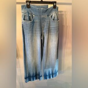Style & Co. Blue Flare Wide Leg Jeans